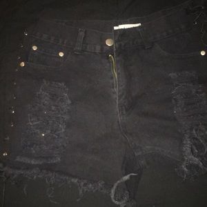Double Vizion Lace Up Shorts